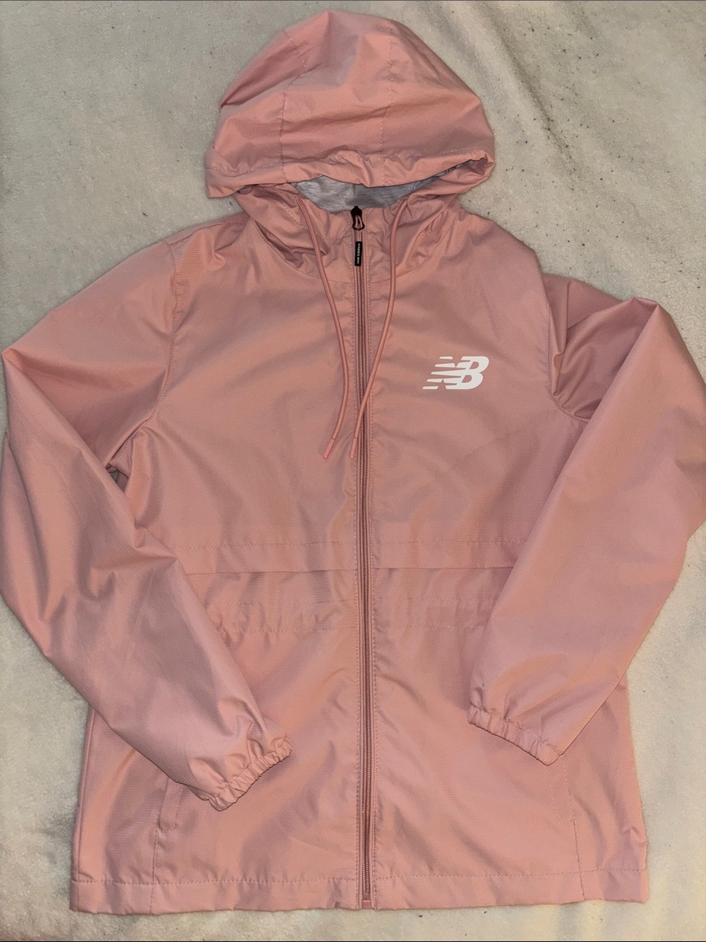 New Balance Wmns Fleece-Lined Hooded Windbreaker Jacket